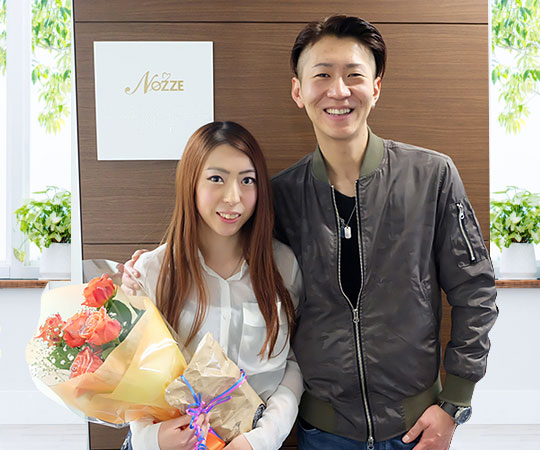男性30代、女性20代のご成婚カップル