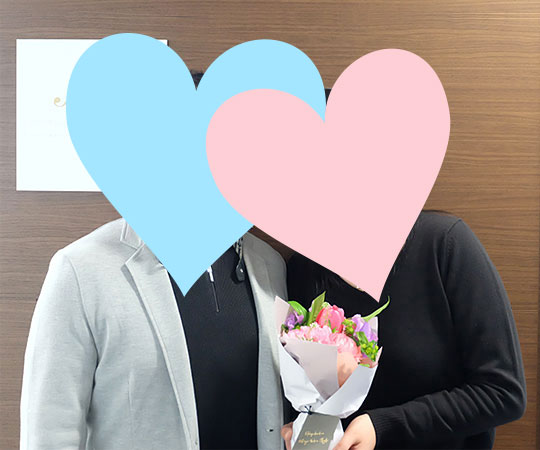 男性40代、女性40代のご成婚カップル