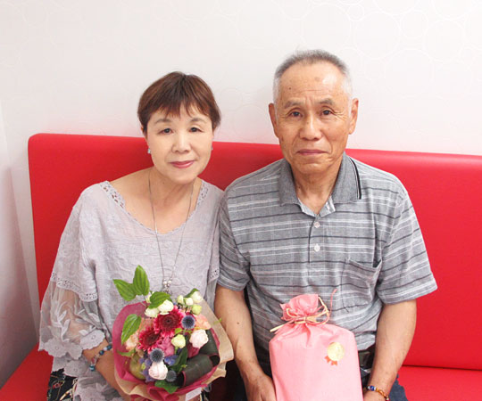 広島(中国)男性70代･女性60代のご成婚カップル